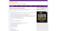Desktop Screenshot of bridgeandmain.com